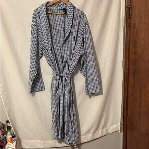 Polo Ralph Lauren Men's Gingham Robe L/XL